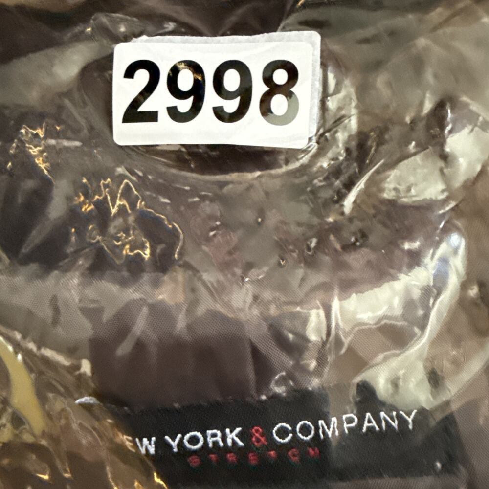 New York & Co Womens Sz Large Brown Velvet Retro Swing Short Jacket 3/4 Sleeve - Picture 10 of 10